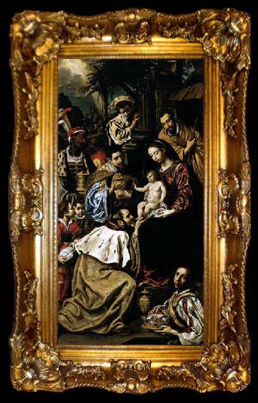framed  Luis Tristan The Adoration of the Magi, ta009-2